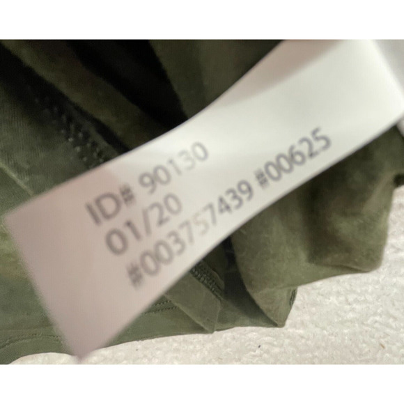 Express Shirt Womens Small Green Ruffle Blouse Girlie Casual Basic Minimalist - Picture 5 of 8